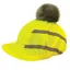 Equetech Vision Waterproof Pom Hat Silk in Yellow